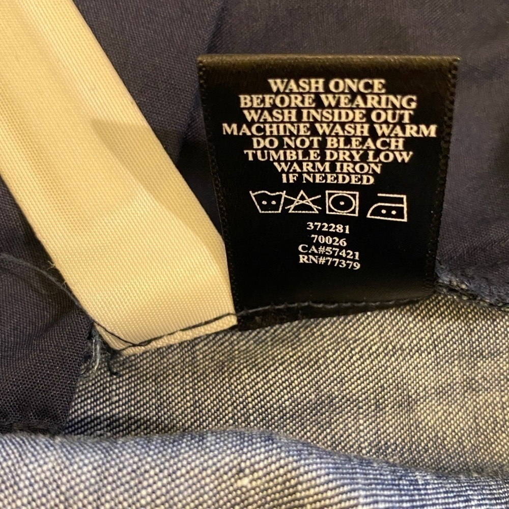 Ann Taylor Size 4 Lyocell / Linen Blend Pants Chambray Blue Womens Mid Rise - Picture 12 of 15